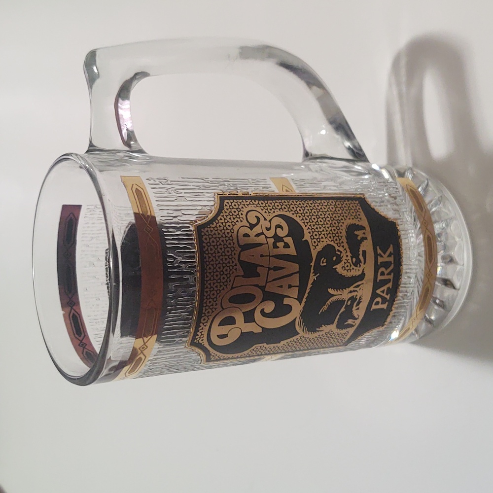POLAR CAVES PARK 12 Oz Glass Mug | Bar Ware By Culver